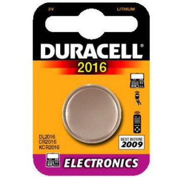 Duracell Lithium Knopfzelle 2016