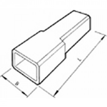 Elpress Isotüllen ISO2507FLS1 für Flachsteckhülsen 6,3 mm (100 Stück)
