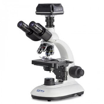 Kern Durchlichtmikroskop OBE 114C825, mit Kamera, USB 2.0, 4x/10x/40x/100x