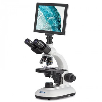 Kern Durchlichtmikroskop OBE 114T241, mit Tablet-Kamera, WLAN, USB 2.0, HDMI, 4x/10x/40x/100x