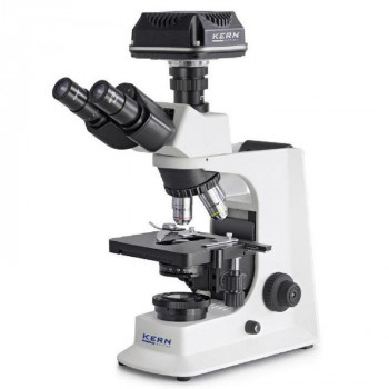 Kern Durchlichtmikroskop OBL 135C825, mit Kamera, USB 2.0, 4x/10x/40x/100x