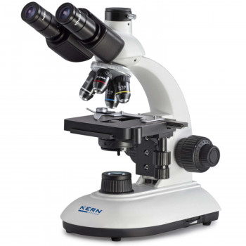 Kern Durchlichtmikroskop OBE 114, Trinokular, 4x/10x/40x/100x