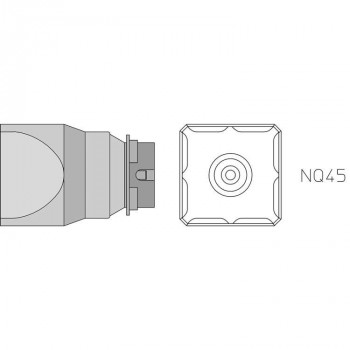 Weller Heißluftdüse NQ45 31,3x31,3 mm alle 4 Seiten beheizt