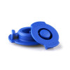 Nordson EFD Verschlusskappe Optimum®, oben, 3cc, blau (50 Stück)