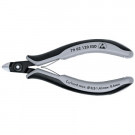 Knipex Präzisions-Elektronik-Seitenschneider 79 02 120 ESD, Mini-Kopf, mit sehr kleiner Facette, 120 mm