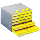 Licefa SMD-Schrank A1-1SMD grau/gelb