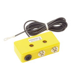 ESD Erdungsbox, 2 x 10 mm Druckknopfanschluss/1 x 4 mm Sicherheitsbuchse, gelb