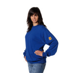 ESD-Sweatshirt Langarm, blau
