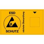 ESD Folien-Warnschilder für ESD-Arbeitsplätze 60 x 35 mm (30 Stück) 