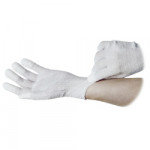 ESD-Handschuh mit PU-Gummierung weiß (10 Paar)
