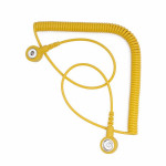 Bernstein ESD-Spiralkabel für Armband 9-341-2, 2,4 m, gelb