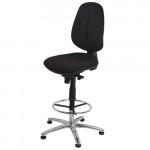 ESD-Drehstuhl Economy Plus Chair mit Erhöhung, schwarz