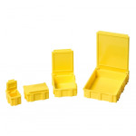 Licefa SMD-Klappbox N1 dissipativ 16 x 12 x 15 mm gelb