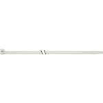 SapiSelco Kabelbinder mit Stahlnase MET.2.2123R, 186 x 4,5 mm, natur, 100 Stück