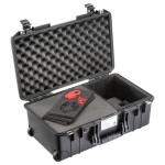 Peli Schutzkoffer 1535 AIR Hybrid Case mit TrekPak + Schaum, schwarz