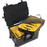 Peli Schutzkoffer 1607 AIR Case WD mit Einteiler, schwarz