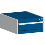 bott cubio Schubladenschrank SL 562-1.1, 1 Schublade, 525 x 650 x 250 mm, enzianblau