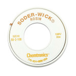 Soder-Wick® Rosin SD Entlötlitze SW50-2-100, 1,5 mm/30 m