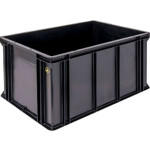 WEZ BLACKLINE® ESD-Eurobehälter, 600 x 400 x 320 mm