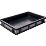 WEZ BLACKLINE® ESD-Eurobehälter, 600 x 400 x 100 mm