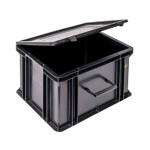 WEZ BLACKLINE® ESD-Koffer, 400 x 300 x 287 mm