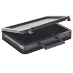 WEZ BLACKLINE® ESD-Koffer, 300 x 200 x 63 mm