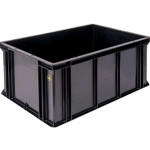 WEZ BLACKLINE® ESD-Eurobehälter, 600 x 400 x 278 mm