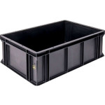 WEZ BLACKLINE® ESD-Eurobehälter, 600 x 400 x 212 mm