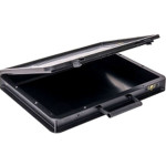WEZ BLACKLINE® ESD-Koffer, 400 x 300 x 63 mm